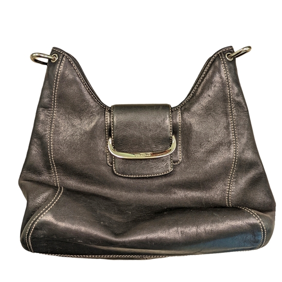 Cole Haan Cowhide Leather Shoulder Bag - Picture 1 of 7